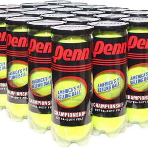 Caja de 24 tarros de pelota Penn Championship Extra Duty Felt High Altitude.